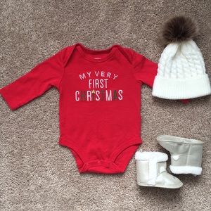 👶🏼2/$12 SALE Carter’s very first Christ onesie